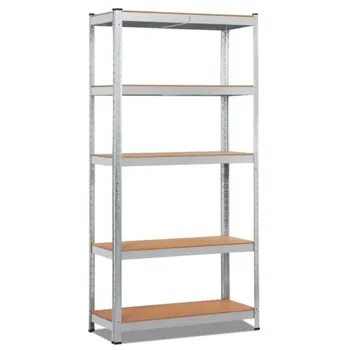 Dílenský regál FISTAR Kovový zinkovaný regál 70 x 30 x 180 cm 5 polic