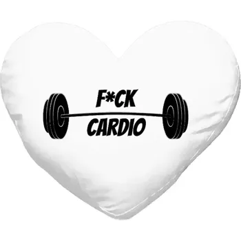 Polštář Polštář srdce 40x35 cm F*uck Cardio