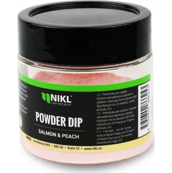 Návnadové aroma Karel Nikl Nikl Práškový dip Scopex & Squid 60g Varianta: Práškový dip Salmon & Peach 60 g