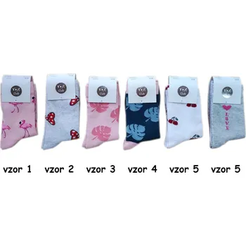 Dívčí ponožky Yoclub SKA-0006G, vel. 35-38 Barva: Vzor 4, Velikost: 35/38