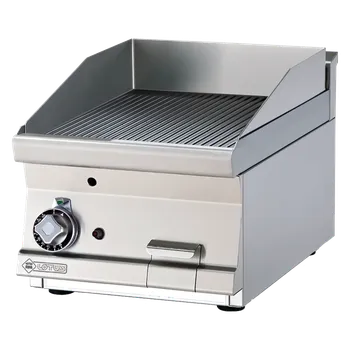 Grilovací deska 40x45 plynová rýhovaná bez podestavby | RM - FTRT-64G