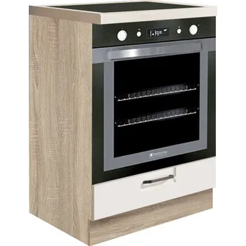 Kuchyňská skříňka Fadome Dolní skříňka pro vestavné spotřebiče kuchyně Kasey 17D-60 Zvolte korpus: Dub artisan