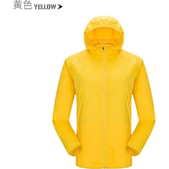Pánská softshellová bunda Kempingová nepromokavá bunda s kapucí Barva: Žlutá, Velikost: S