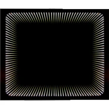 Zrcadlo Zrcadlo s LED osvětlením Efekt, 49 × 49 cm LUSTRO WENECJA 490X490