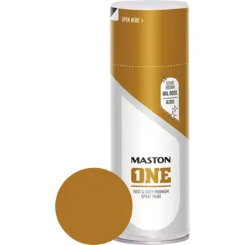Barva ve spreji Barva ve spreji ONE lesk hnědá RAL8001 400ml