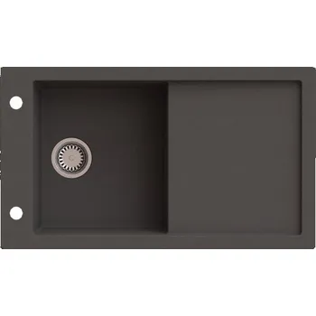 Granitový dřez Granitový dřez Axis Tramontana 860.0E oboustranný s excentrem Moonlight grey