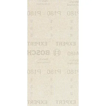 Brusný papír BOSCH Brusné mřížky EXPERT M480 pro vibrační brusky 93 × 186 mm, P180, 10 ks 2608900747 free_store_pickup