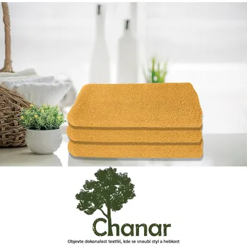 Top textil Osuška Ekonom 70x130 cm žlutá