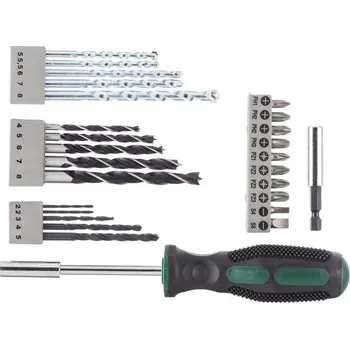 Vrták Craftomat Sada vrtáků a bitů, 27 ks, ocel&nbsp;2.609.25B.186