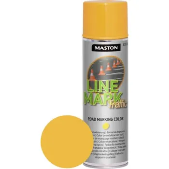 Barva ve spreji Lak ve spreji Linemark Traffic Žlutý 500 ml