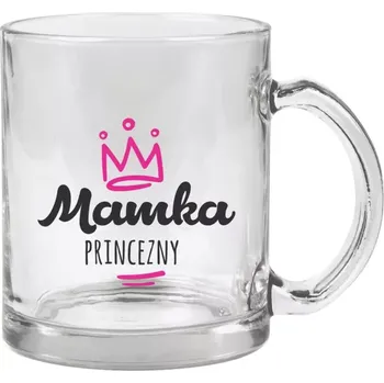 Hrnek 330 ml - skleněný Mamka princezny