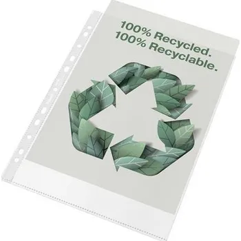 ESSELTE Euroobaly Recycled, čirá, A4, 70 mikronů, pomerančový povrch, ESSELTE ,balení 100 ks 146727