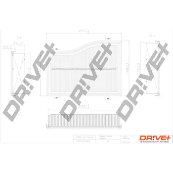 Vzduchový filtr Vzduchový filtr Dr!ve+ DP1110.10.0358