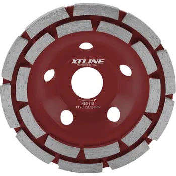 Brusný kotouč XTline Kotouč diamantový brusný dvouřadý 115 mm