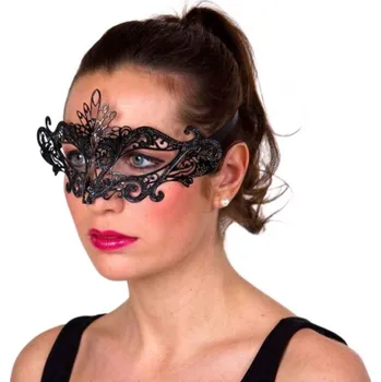 Karnevalový kostým Kovová maska - Černá