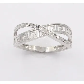 Prsten Zlatý prsten z bílého zlata AZ1888W, vel. 55, 1.85 g (585/1000)