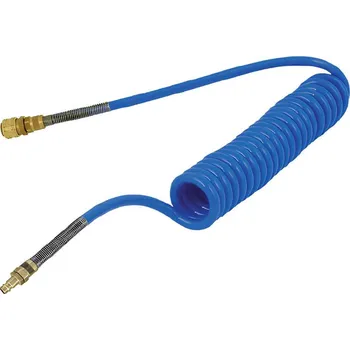 Zahradní hadice Membra Plastic Spirálová hadice PUBM s rychlospojky 12/8 mm - délka 3 m