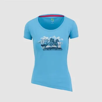 Dámské tričko KARPOS W Anemone Evo T-Shirt, Blue Atoll velikost: XS