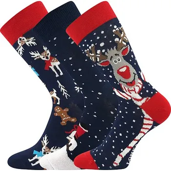 Pánské ponožky Ponožky Lonka - Debox M, vánoce Barva: Mix barev, Velikost: 39-42