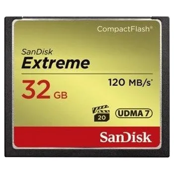 Paměťová karta SanDisk Extreme CF 32 GB 120 MB/s