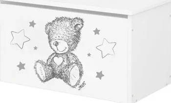 Baby Nellys Teddy Star box na hračky 70 x 40 x 40 cm
