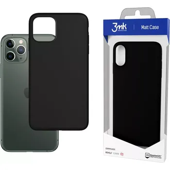 Pouzdro na mobilní telefon 3MK Ochranný kryt Apple iPhone 12 Pro Max - 3mk Matt Case black, 5903108291118