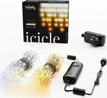 Vánoční osvětlení Twinkly Icicle TWI190GOP-TEU závěs 190 LED