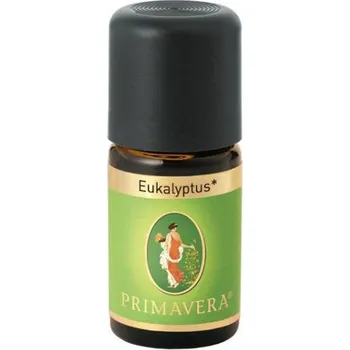 Eukalyptus bio 5ml (100% přírodní éterický olej Primavera. Čistí vzduch od virů a bakterií, posiluje imunitu. Výrazná, svěží, ostrá vůně pronikavě aktivuje smysly a čistí dýchací cesty.)