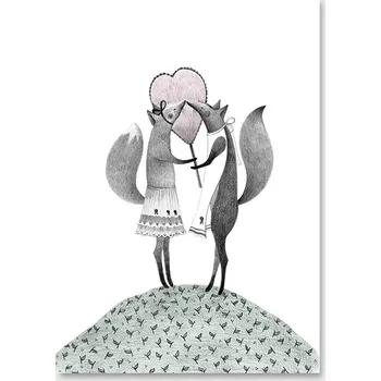 Zamilované liščí pohledy Zamilovaná liščí přáníčka: Zamilované lišky