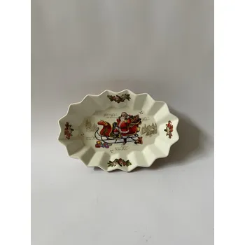 Vánoční dekorace VÁNOČNÍ PORCELÁNOVÁ MISKA - SANĚ