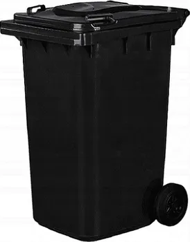 Popelnice GB plastová popelnice s kolečky 240 l černá