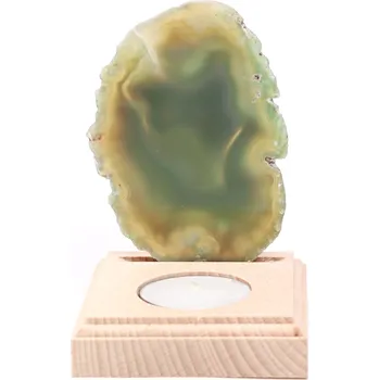 Svícen Magieprirody.cz Achátový svícen plát 10 cm - Top kvalita #684