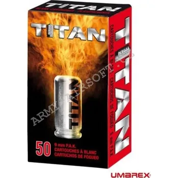 Sport Umarex Startovací náboje 9mm pistole 50ks Perfecta TITAN