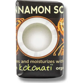 Mýdlo Ceylon Kokonati | Bio Mýdlo z kokosového oleje se skořicí - 60 g ruční lokální výroba, kvalitní suroviny v bio kvalitě - 85 g