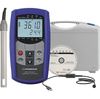 Dílna GREISINGER GMH 5430-SET Měřicí set pro měření měrné vodivosti vody s přístrojem GMH 5430 a jeho příslušenstvím