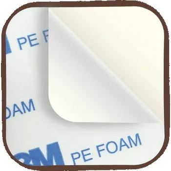 Dveřní zarážka 41,5x41,5mm, hnědá, 2 ks