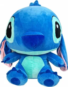 plyšák Plyšový sedící Stitch se sklopenýma ušima 55 cm