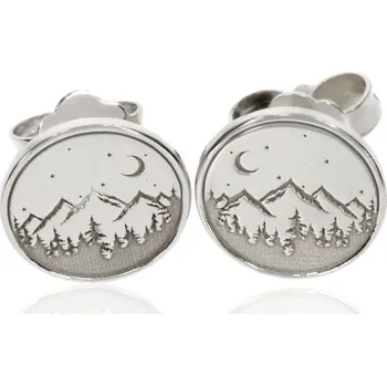 Náušnice Zlatnictví Helios Stříbrné náušnice Hory