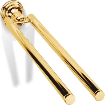 Decor Walther, Tyč - držák na ručníky Decor Walther Classic vertikální dvojitá zlatá - Formadore