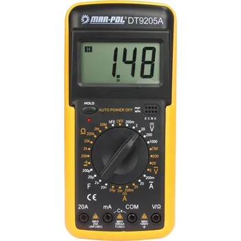 MAR-POL Digitální multimetr DT-9205A M04015