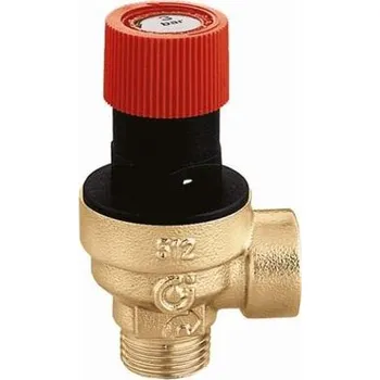 Příslušenství ke kotli CALEFFI Pojišťovací ventil vnější - vnitřní závit 1/2"