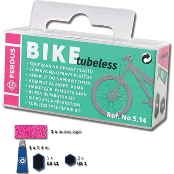 Lepící sada Opravná sada BIKE tubeless (souprava - plast)