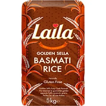 Rýže Laila Zlatá Sella Basmati Rýže 5KG