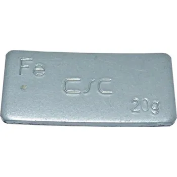 Sada na opravu pneumatiky Samolepící závaží FEC-PL 20 g - šedý lak