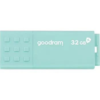 Ukládání dat 32GB Goodram UME3, USB flash disk 3.0, azurová