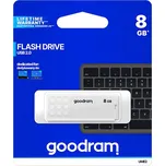 8GB Goodram UME2, USB flash disk 2.0, bílý