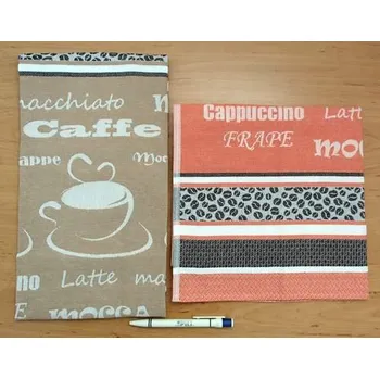 Utěrka Utěrka bavlna Káva (žakár) cena=1ks