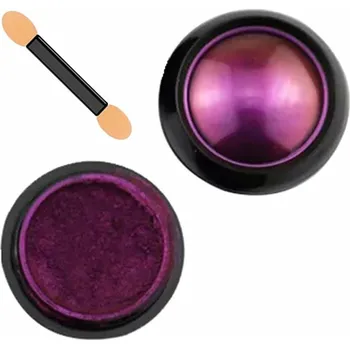 Oční stíny Metalické oční stíny chameleon Fialová