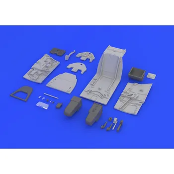 Plastikový model Eduard 1/32 Bf 109G-6 cockpit (REVELL)