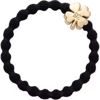 Gold Clover Leaf Black